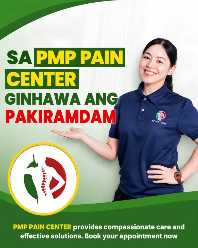 Sa PMP Pain Center ginhawa ang pakiramdam