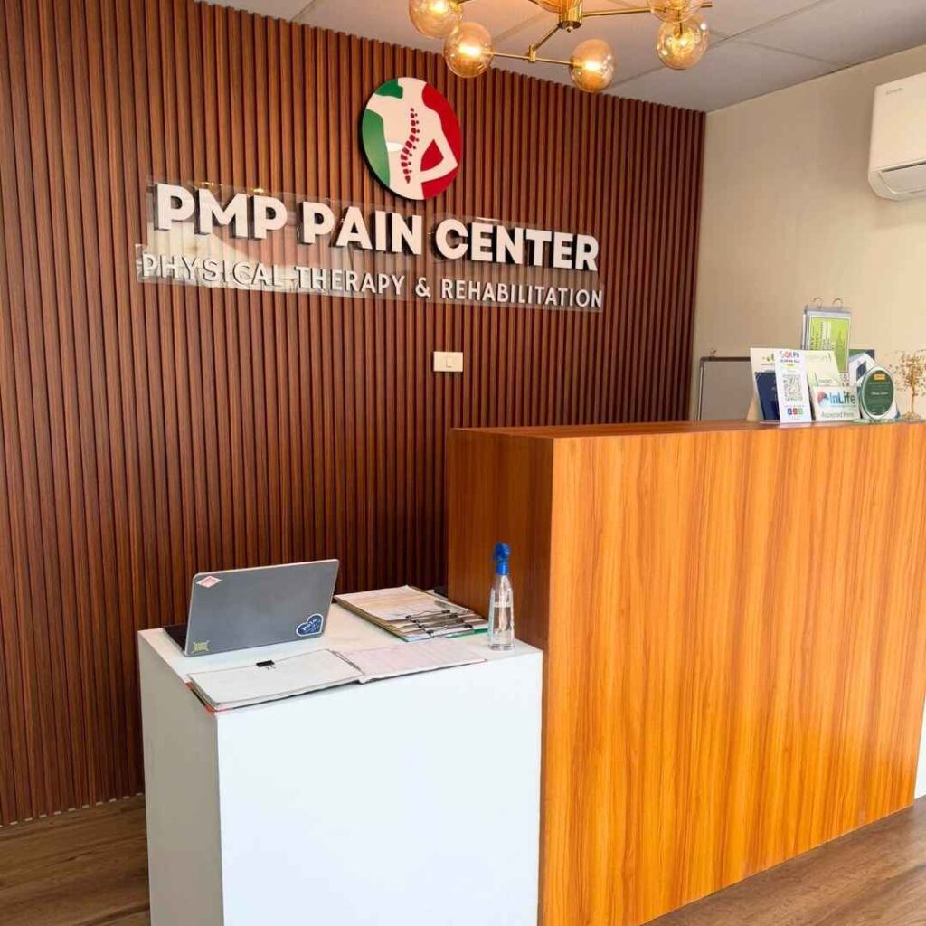 PMP Pain Center Matina Davao branch reception areat