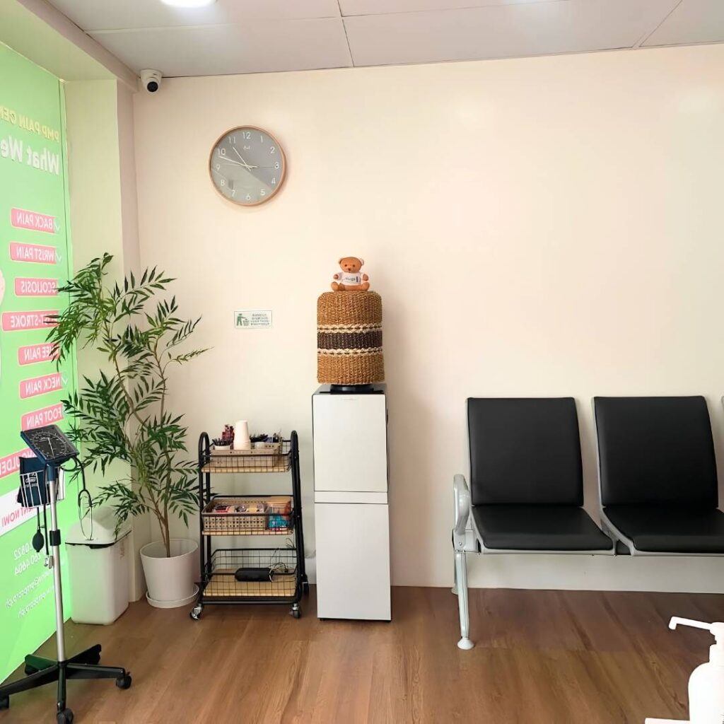 PMP Pain Center Matina Davao branch waiting area